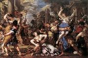 Pietro da Cortona The Rape of the Sabine Women oil painting artist